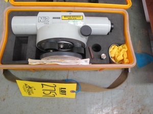 ZIESS MODEL NI2 AUTO LEVEL TRANSIT (G-44) LOADING & HANDLING FEE $10-2757
