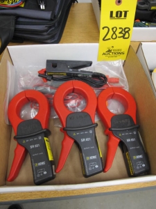 LOT (3) AEMC INSTRUMENTS MODEL SR651 CLAMP-ON TESTER (G-44) LOADING & HANDLING FEE $10-2838