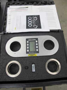 DILLON MODEL ED-2000-50 ELECTRONIC DYNAMOMETER 3" (G-44) LOADING & HANDLING FEE $10-2921
