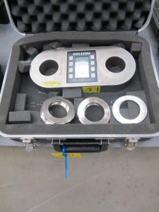 DILLON MODEL ED-2000-20 ELECTRONIC DYNAMOMETER 2" (G-44) LOADING & HANDLING FEE $10-2923