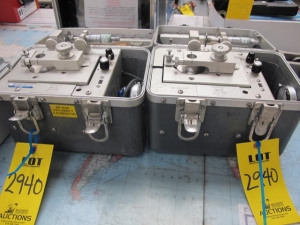 LOT (2) BENTLY NEVADA CORP MODEL 14700-01 MICROMETER & DIAL INDICATOR (G-44) LOADING & HANDLING FEE $10-2940