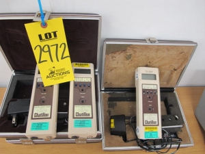LOT (3) CHATILLON MODEL DFG10 DIGITAL FORCE GAUGES (G-44) LOADING & HANDLING FEE $10-2972