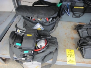LOT (2) BIDDLE BITE RECEIVERS W/ ASST'D CORDS & ACCESSORIES (G-44) LOADING & HANDLING FEE $10-2995
