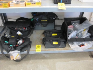 LOT (2) BIDDLE BITE RECEIVERS W/ ASST'D CORDS & ACCESSORIES (G-44) LOADING & HANDLING FEE $10-2995