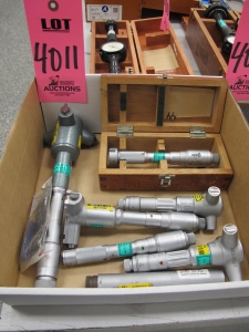 LOT (7) BORE GAUGES 3/4"-5" (G-44) LOADING & HANDLING FEE $10-4011