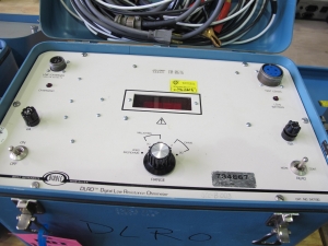 BIDDLE CAT NO 247150 DIGITAL LOW RESISTANCE OHMMETER (G-44) LOADING & HANDLING FEE $10-4142