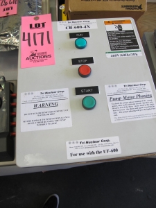 TRI NUCLEAR CORP MODEL CB-600-4X PUMP MOTOR CONTROLLER (G-44) LOADING & HANDLING FEE $10-4171