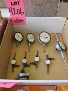 LOT ASST'D STARRETT INDICATORS (G-44) LOADING & HANDLING FEE $10-4206
