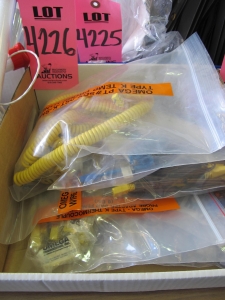 LOT MISC THERMOCOUPLES, THERMOCOUPLE WIRE PROBES & TYPE K TEMP PROBE HANDLES (G-44) LOADING & HANDLING FEE $10-4226