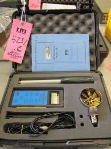 PACER INDUSTRIES MODEL DA40H DIGITAL HYGRO-THERMOMETER ANEMOMETER (G-44) LOADING & HANDLING FEE $10-4232C