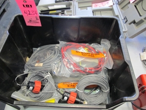LOT MISC TEST LEADS, POWER CORDS & CABLES (G-44) LOADING & HANDLING FEE $10-4234B