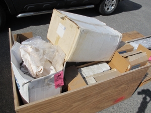 LOT MISC GRINDING WHEELS & COVER ALLS (G-44) LOADING & HANDLING FEE $25-4236E