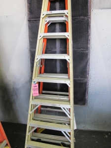 LOT (2) 8' A-FRAME LADDERS (G-44) LOADING & HANDLING FEE $10-4249