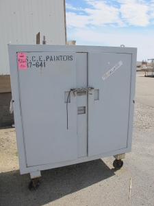 2-DOOR HEAVY DUTY INDUSTRIAL PARTS CABINET (G-40 OUTSIDE) LOADING & HANDLING FEE $50-4261