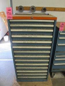 LISTA 14-DRAWER HEAVY DUTY INDUSTRIAL PARTS CABINET (G-30) LOADING & HANDLING FEE $50-4316