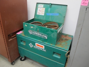 LOT (2) GREENLEE HEAVY DUTY INDUSTRIAL JOB BOXES (G-30) LOADING & HANDLING FEE $50-4321