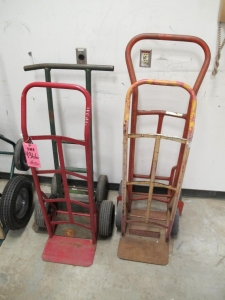 LOT (5) MISC 2-WHEEL DOLLIES (G-30) LOADING & HANDLING FEE $10-4366