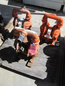 LOT (3) WILDEN DOUBLE DIAPHRAGM 2" PUMPS (G-30) LOADING & HANDLING FEE $25-4394