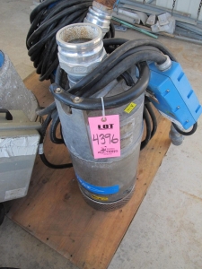 FLYGT 4" HEAVY DUTY ELECTRIC SUMP PUMP (G-30) LOADING & HANDLING FEE $25-4396