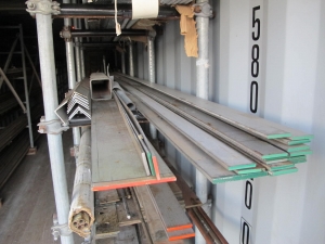 CONTENTS OF 8'X8'X20' STORAGE CONTAINER: "WOW" HIGH END BAR & FLAT STOCK 1/8" UP TO 2" BRASS, COPPER, STAINLESS 'TO MUCH TO LIST YOU NEED TO SEE THIS LOT" ALSO REBAR DIAMOND PLATE 7 (6) LISTA HEAVY DUTY CABINETS W/ CONTENTS….DID I SAY "WOW" (G-21 FENCED AREA/#22) (TO BE PURCHASED ONLY BY AN INSURED BUYER, TO BE LOADED BY HAND. NO FORKLIFT USE ALLOWED.)-4406