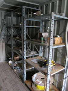 8'X8'X20' STORAGE CONTAINER WITH CONTENTS: MISC. NUTS, BOLTS & ELECTRICAL SUPPLIES (G-20/#4) LOADING & HANDLING FEE $400-4410