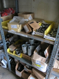 8'X8'X20' STORAGE CONTAINER WITH CONTENTS: "ELECTRICIANS DREAM III" LARGE QUANTITY OF: CONDUIT, HANGERS, ADAPTERS, POWER STRUT, HOFFMAN ELECTRICAL ENCLOSURES, COUPLINGS, FLEXIBLE CONDUIT CONNECTORS, FLEX HANGERS, APPLETON ELECTRICAL BOXES, FITTINGS, PLUS SO MUCH MORE. (G-20/#7) LOADING & HANDLING FEE $400-4411