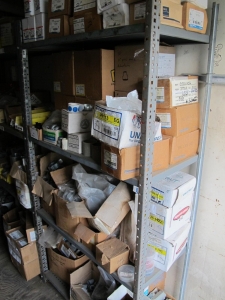 8'X8'X20' STORAGE CONTAINER WITH CONTENTS: "ELECTRICIANS DREAM III" LARGE QUANTITY OF: CONDUIT, HANGERS, ADAPTERS, POWER STRUT, HOFFMAN ELECTRICAL ENCLOSURES, COUPLINGS, FLEXIBLE CONDUIT CONNECTORS, FLEX HANGERS, APPLETON ELECTRICAL BOXES, FITTINGS, PLUS SO MUCH MORE. (G-20/#7) LOADING & HANDLING FEE $400-4411