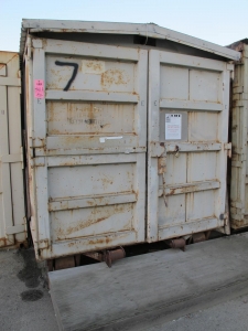 8'X8'X20' STORAGE CONTAINER WITH CONTENTS: "ELECTRICIANS DREAM III" LARGE QUANTITY OF: CONDUIT, HANGERS, ADAPTERS, POWER STRUT, HOFFMAN ELECTRICAL ENCLOSURES, COUPLINGS, FLEXIBLE CONDUIT CONNECTORS, FLEX HANGERS, APPLETON ELECTRICAL BOXES, FITTINGS, PLUS SO MUCH MORE. (G-20/#7) LOADING & HANDLING FEE $400-4411